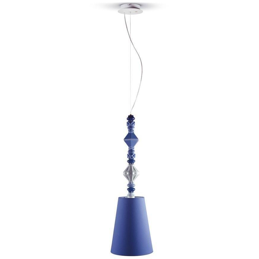 Lladro Belle De Nuit Pendant Lamp II Blue 01023401