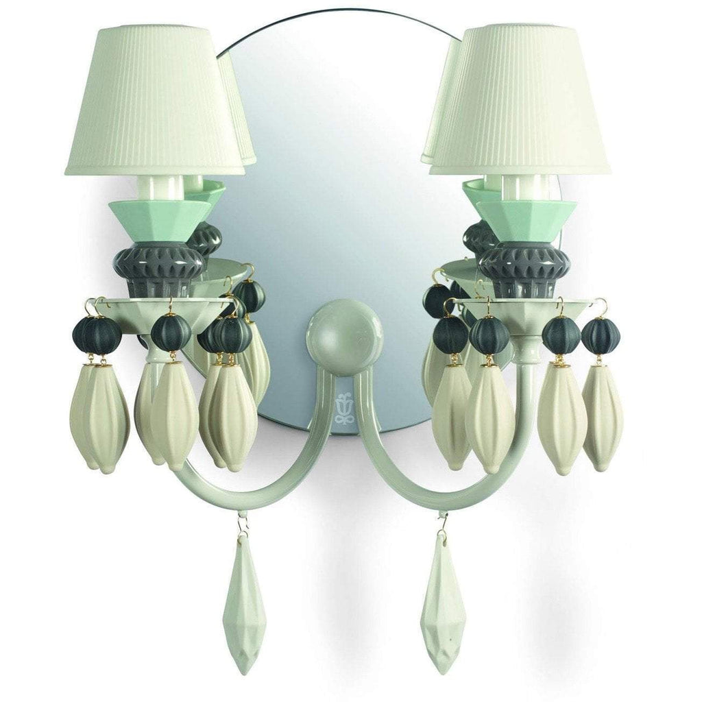 Lladro Belle De Nuit Wall Sconce Black 01023218