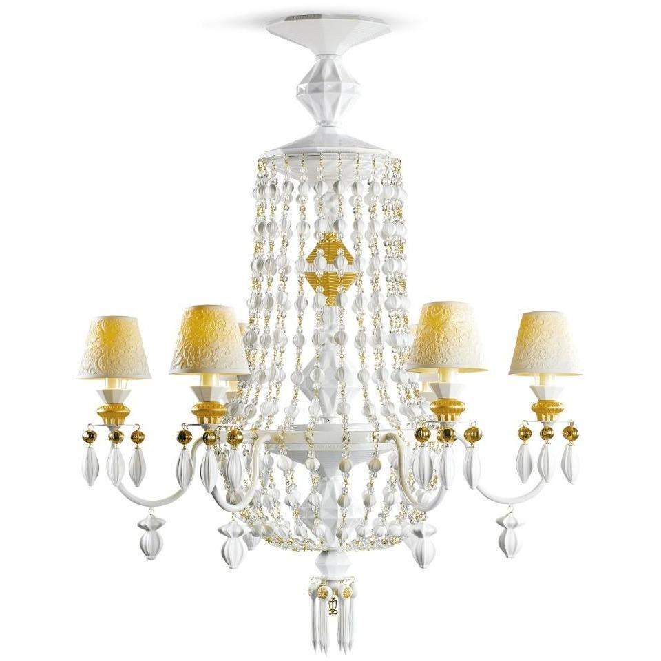 Lladro Chandelier Winter Palace 6 Lights Gold 01023486