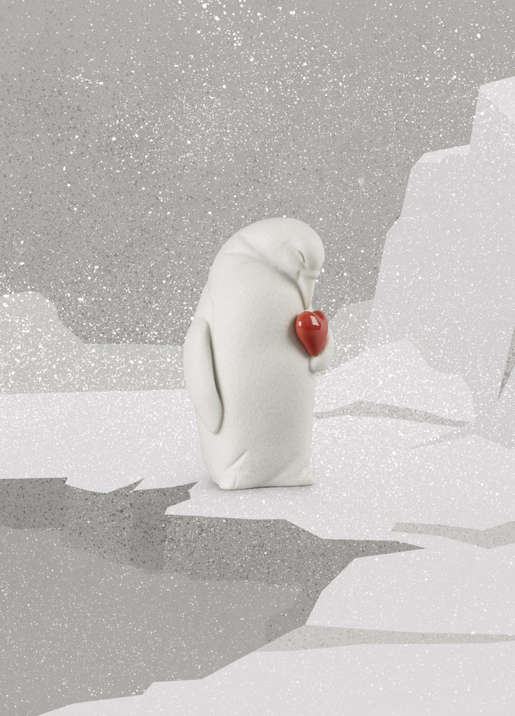Lladro Colby Protective Penguin Figurine 01009439