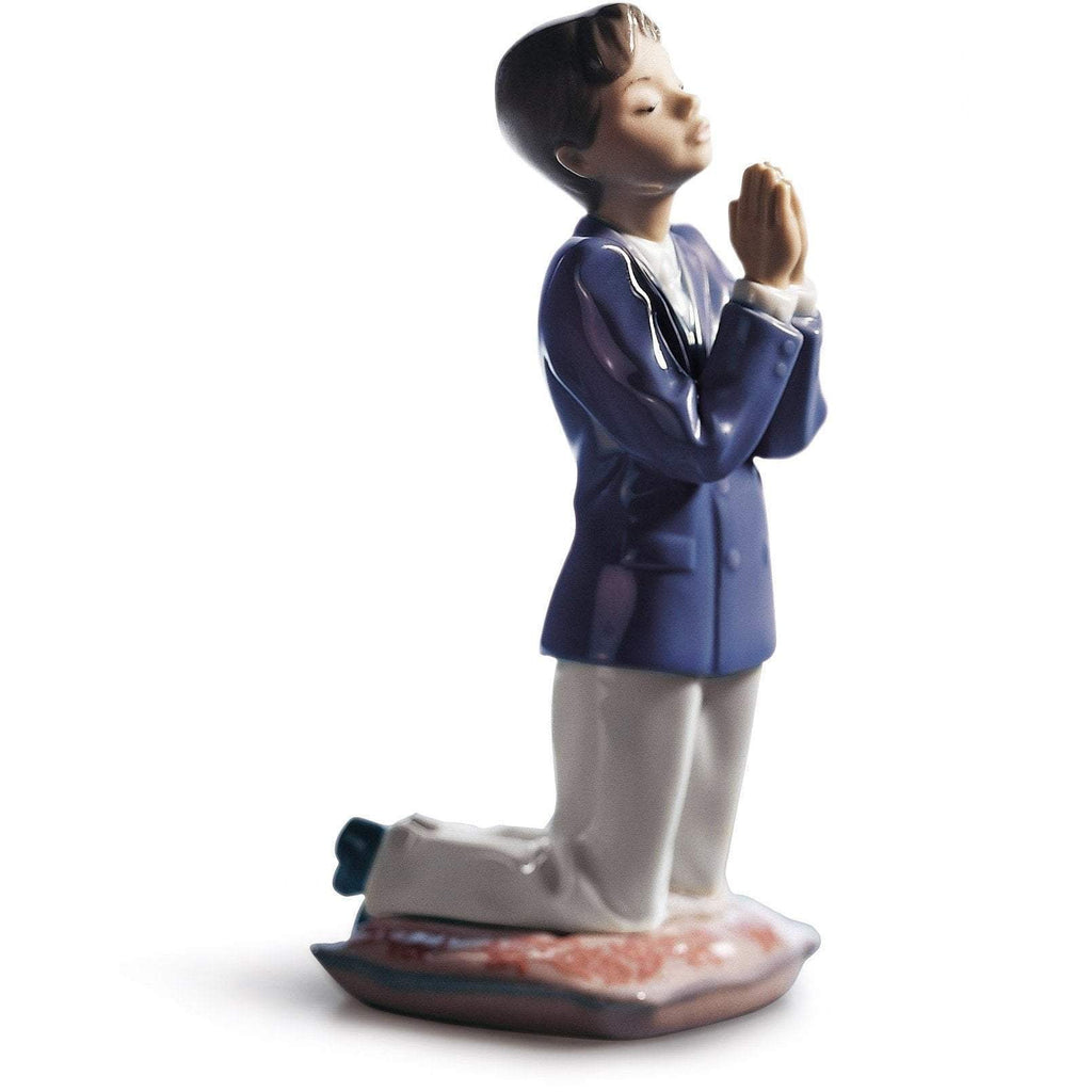 Lladro Communion Prayer Boy Figurine 01006088
