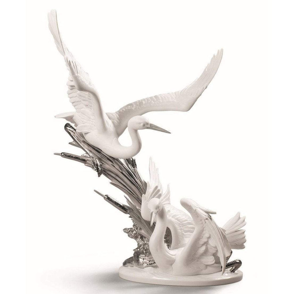 Lladro Cranes Re-Deco Figurine 01009090