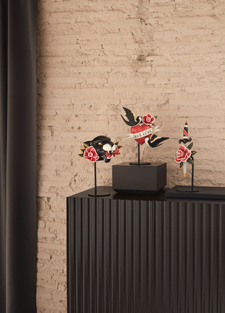 Lladro Dagger And Rose Figurine 01009556