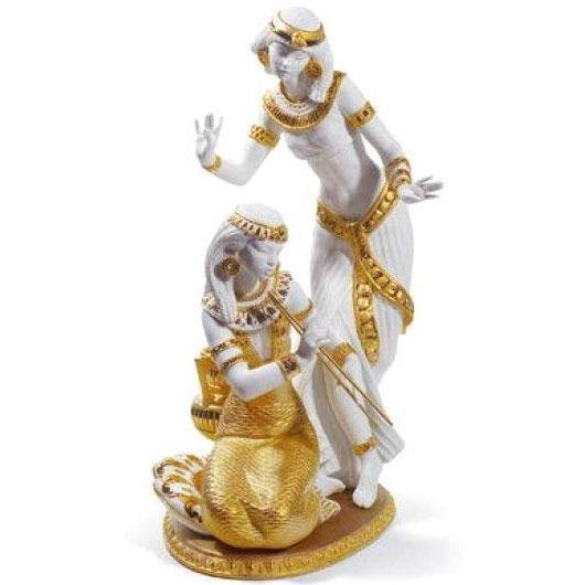 Lladro Dancers From The Nile Golden Re Deco Figurine 01008591