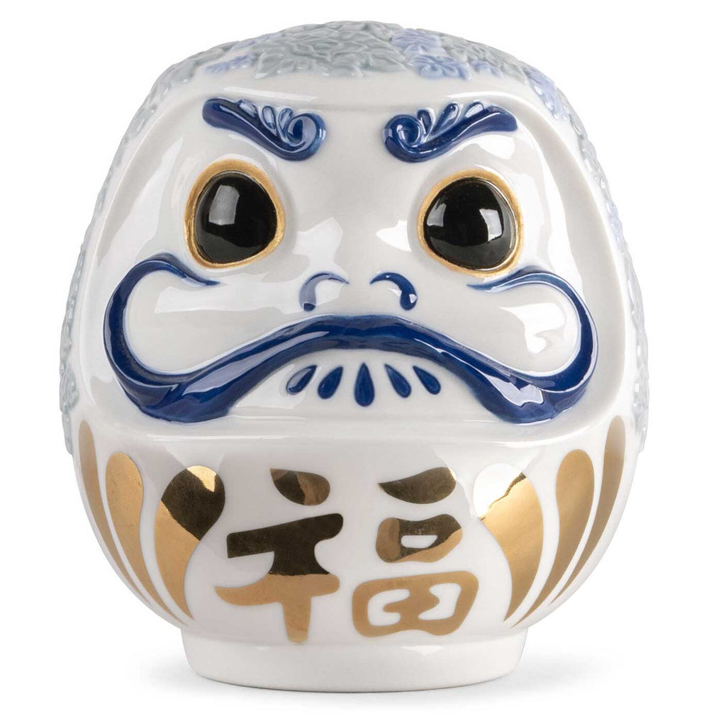 Lladro Daruma Blue Figurine 01009576