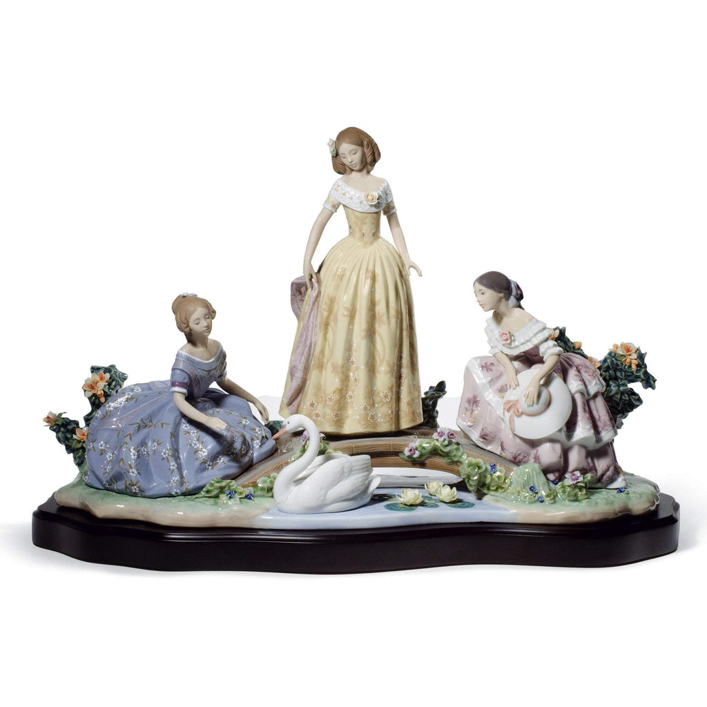 Lladro Daydreaming By The Pond Figurine 01008664