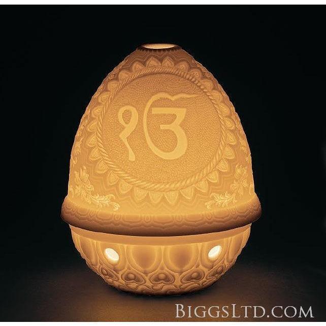 Lladro Ek & Khanda Lithophane Votive Light 01017371