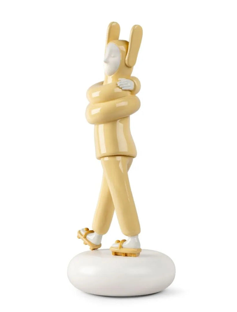 Lladro Embraced Yellow Sculpture  01009652