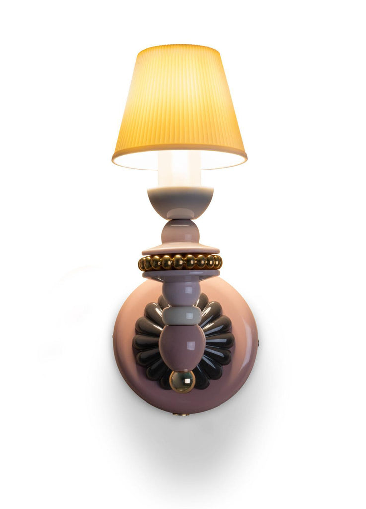 Lladro Firefly Wall Light Pink Gold Us 01024101