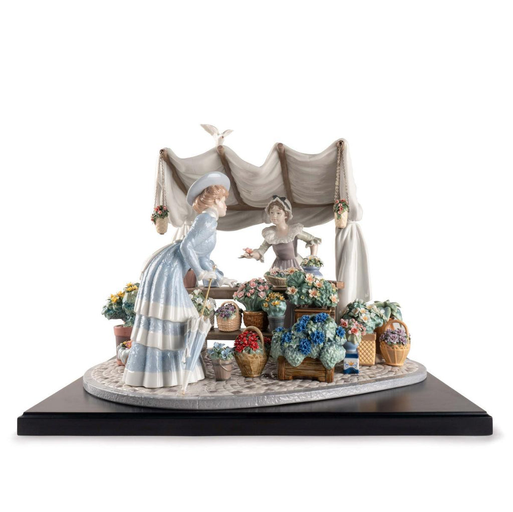 Lladro Flowers Market Figurine 01002023