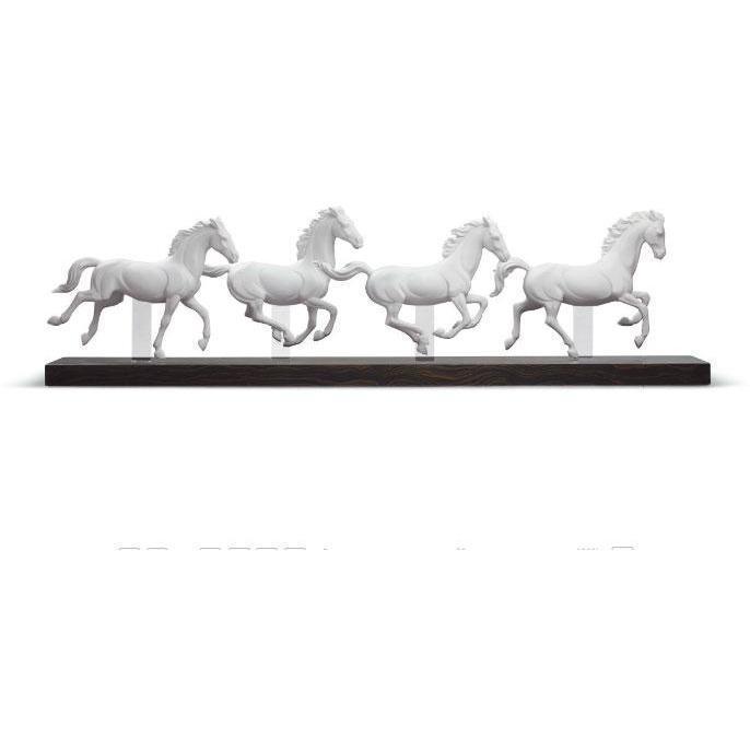 Lladro Galloping Herd Figurine 01009086