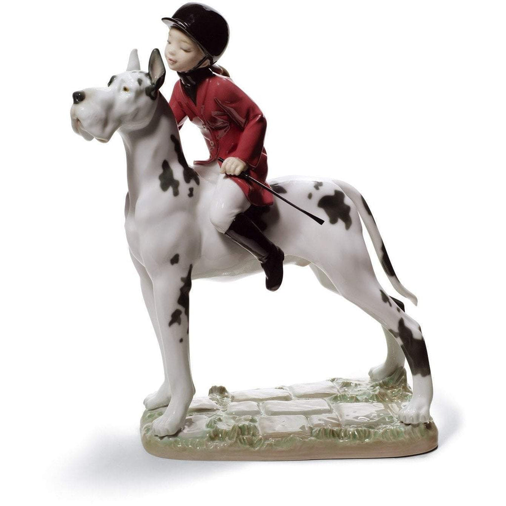 Lladro Giddy Up Doggy Figurine 01008523