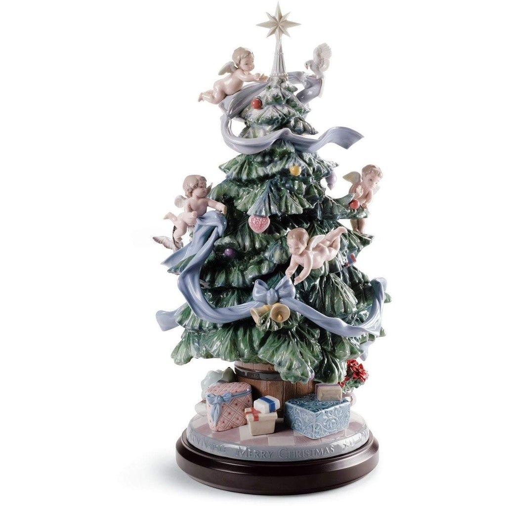 Lladro Great Christmas Tree Figurine 01008477