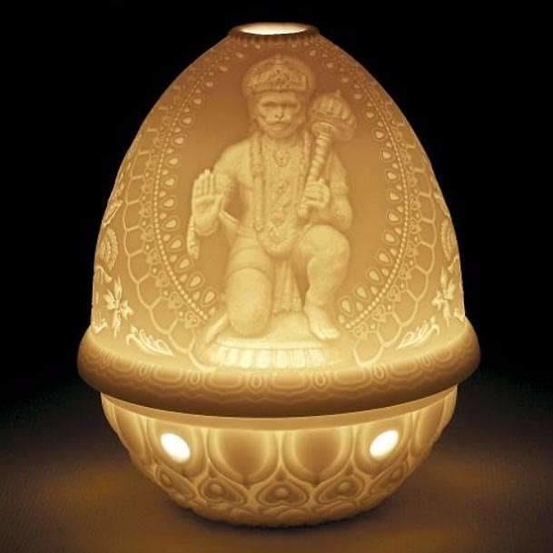 Lladro Hanuman Lithophane Votive 01017376