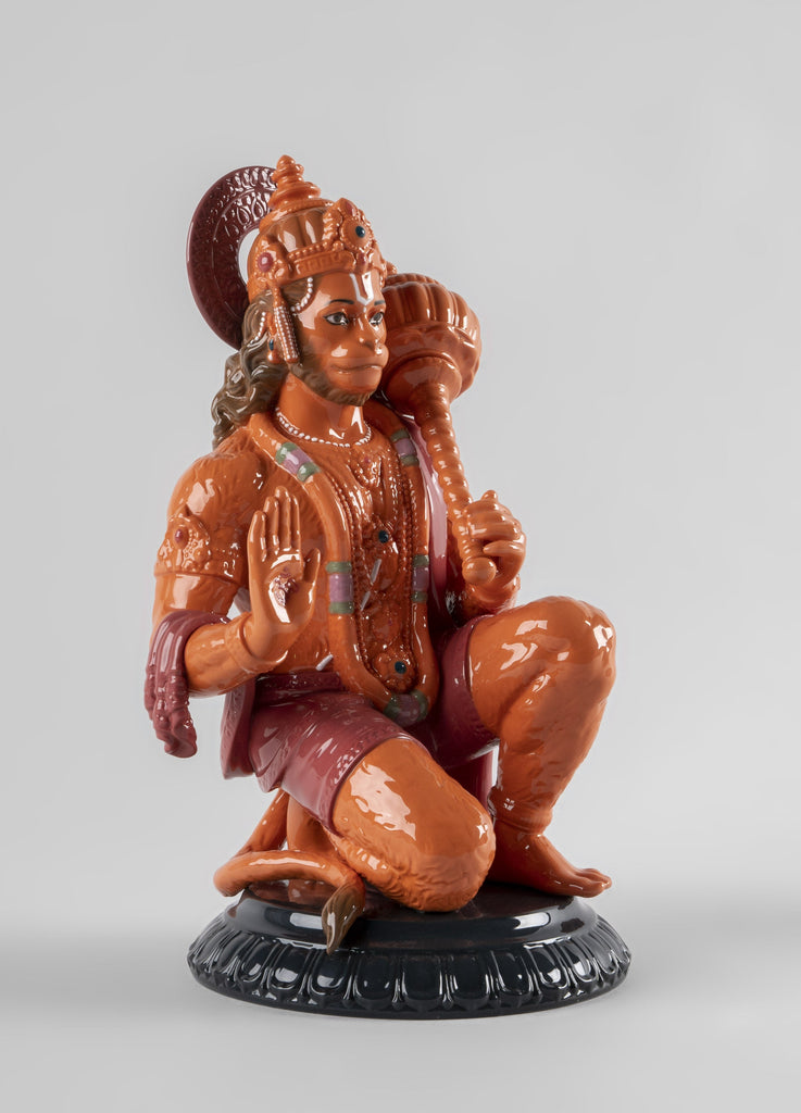 Lladro Hanuman Orange Figurine 01009557