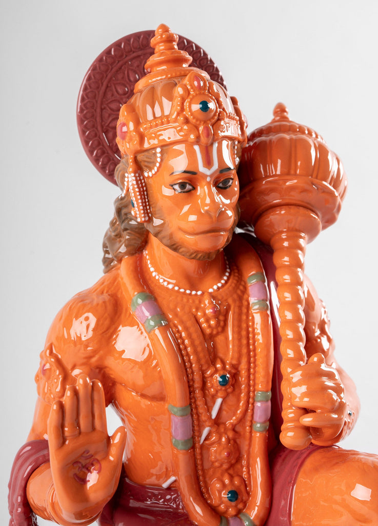 Lladro Hanuman Orange Figurine 01009557