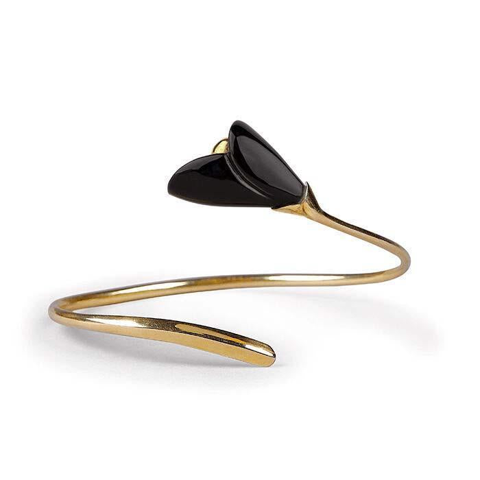 Lladro Heliconia Cuff Black 01010302