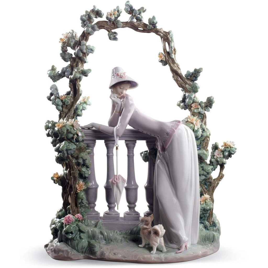 Lladro In The Balustrade Figurine 01008680