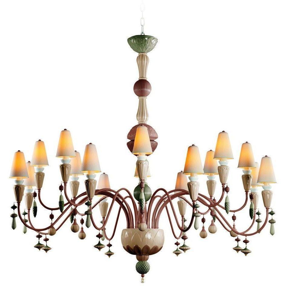 Lladro Ivy & Seed 16 Light Spices Chandelier 01023877