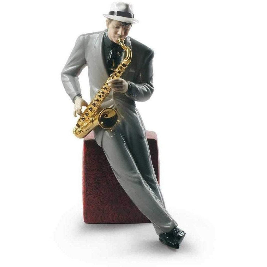 Lladro Jazz Saxophonist Figurine 01009330