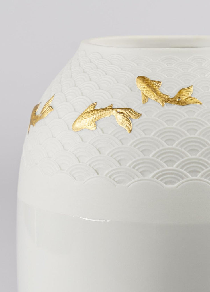 Lladro Koi Vase 01009462