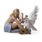Lladro Leda And The Swan Figurine 01012444