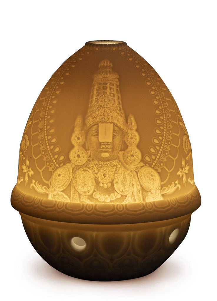 Lladro Lithophane Votive Light Lord Balaji LED 01017457