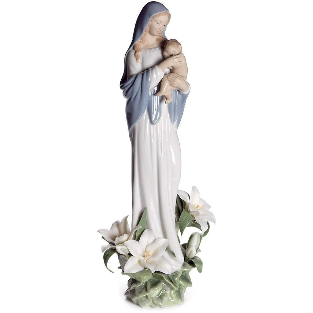 Lladro Madonna Of The Flowers Figurine 01008322