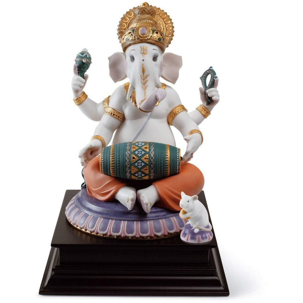 Lladro Mridangam Ganesha Limited Edition Figurine 01007184