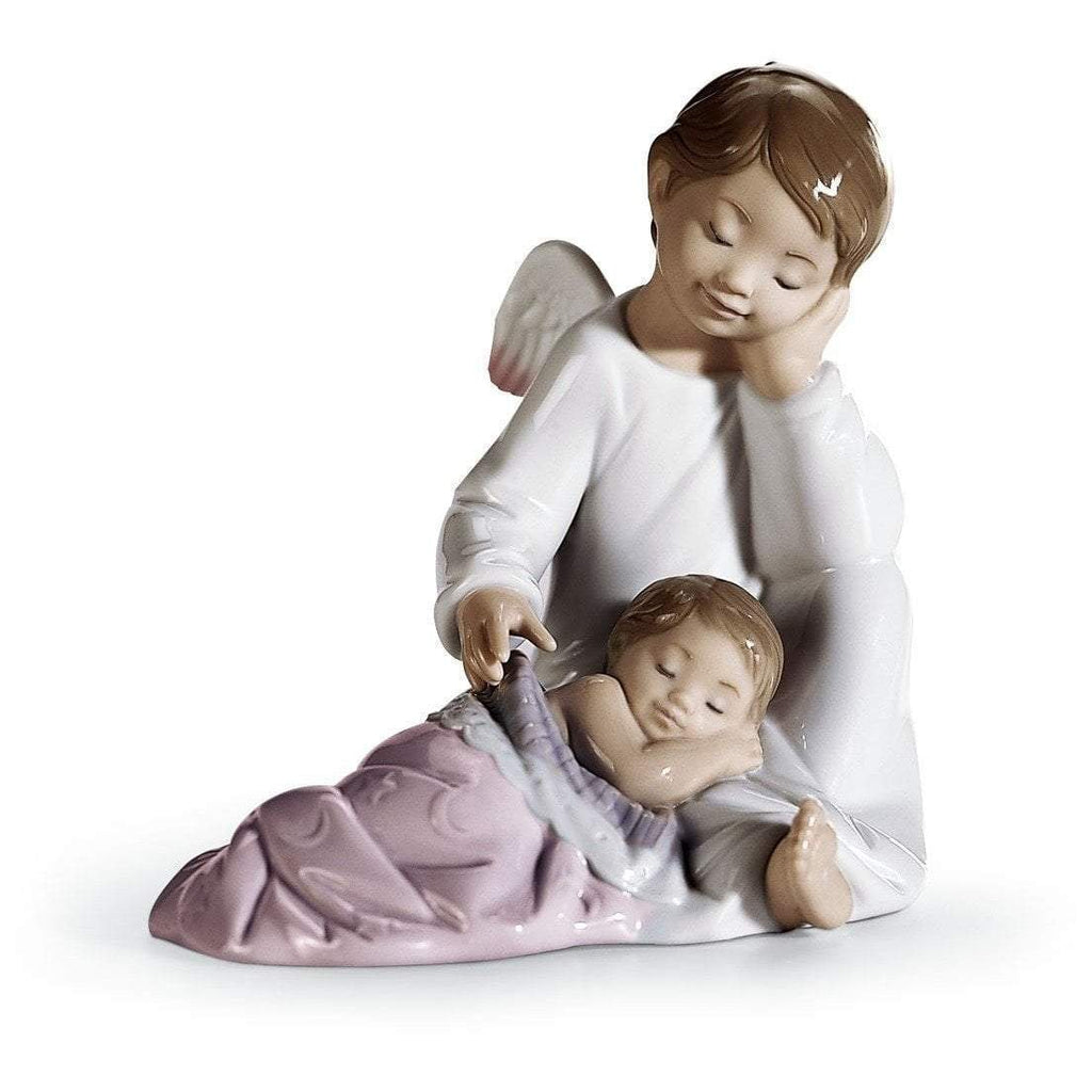 Lladro My Guardian Angel Pink Figurine 01008549