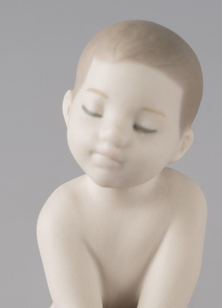 Lladro My Sweet Cupcake Boy Figurine 01009446