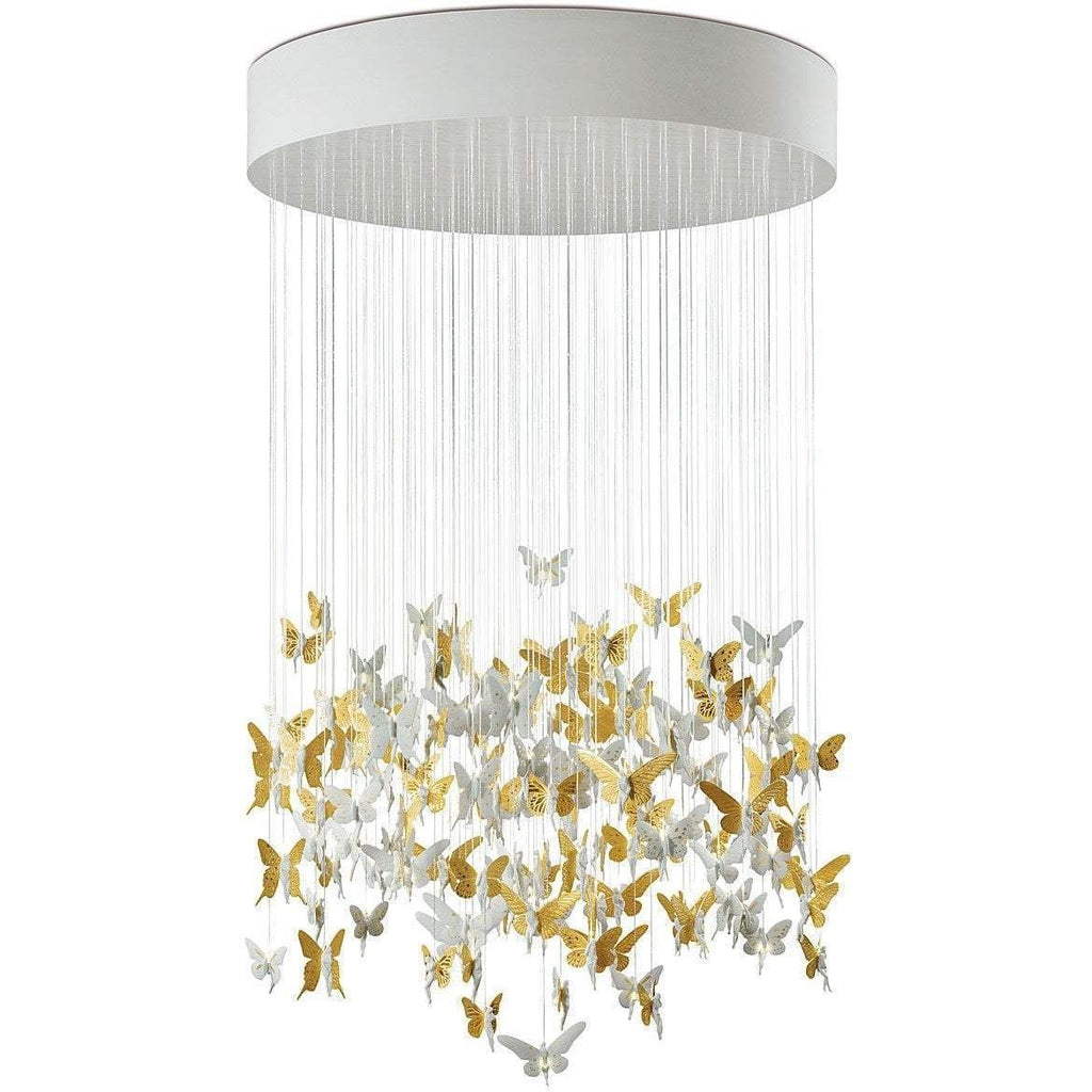 Lladro Niagara Chandelier Golden 01017244