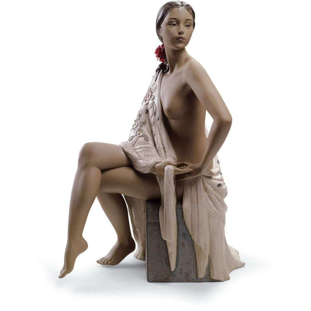 Lladro Nude With Shawl Figurine 01012536