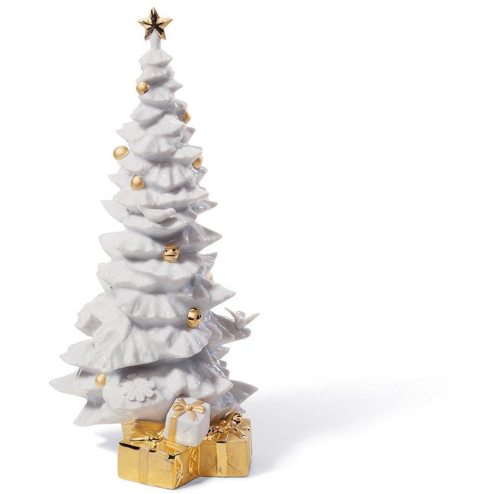 Lladro O Christmas Tree Re Deco Figurine 01007089