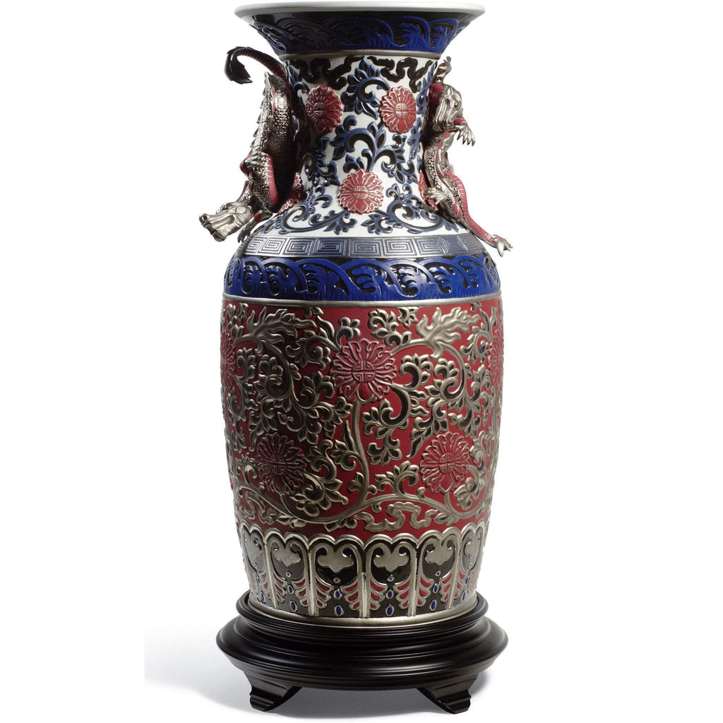 Lladro Oriental Red Vase 01001954