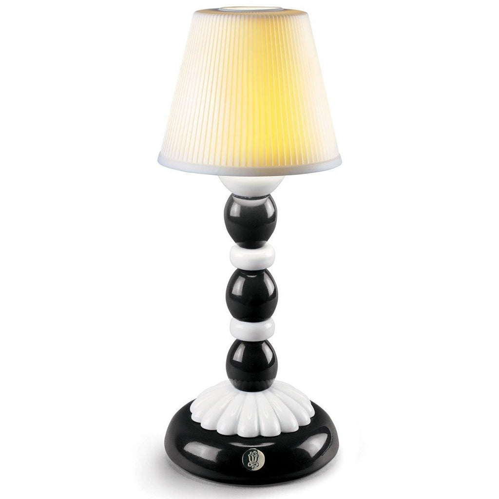 Lladro Palm Firefly Lamp Black And White 01023763