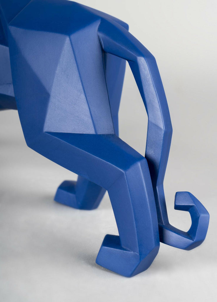 Lladro Panther Blue Figurine 01009456