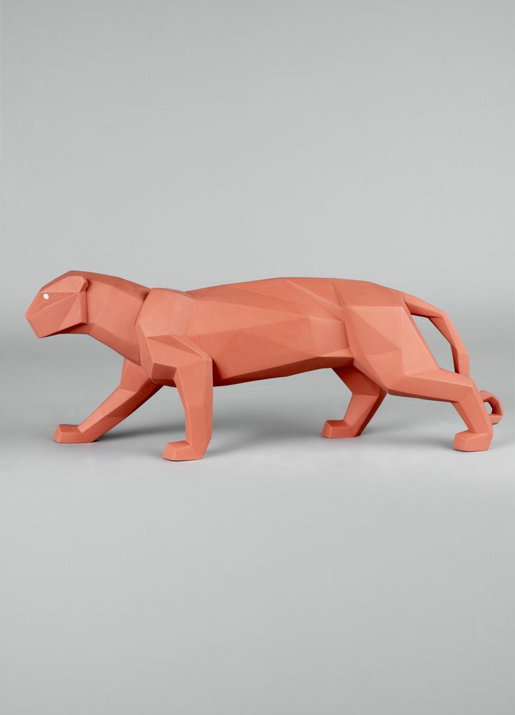 Lladro Panther Coral Figurine 01009457