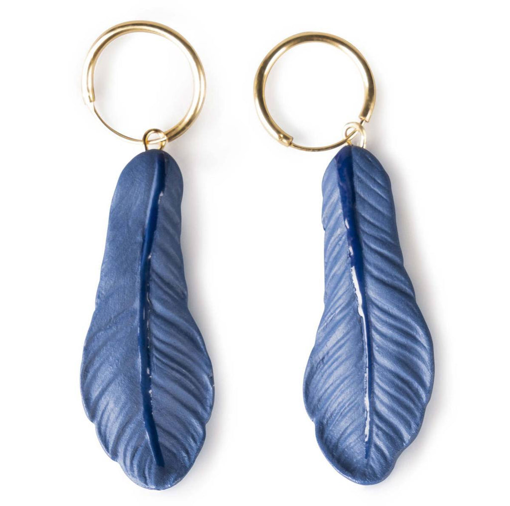 Lladro Paradise Wings Creole Earrings 01010266