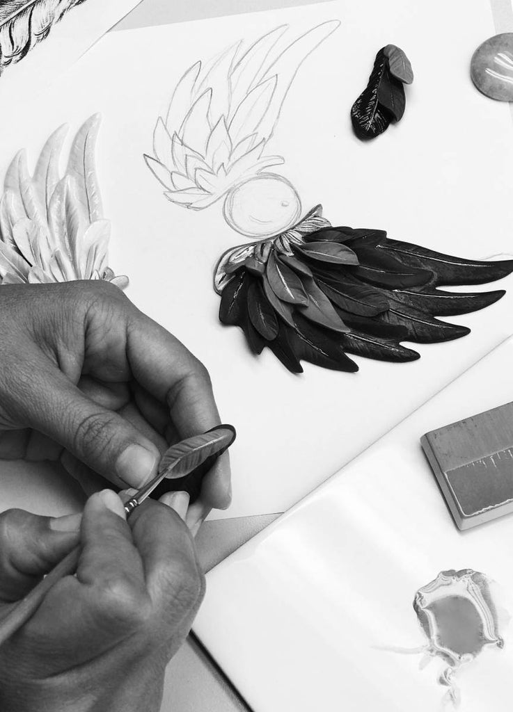 Lladro Paradise Wings Necklace 01010262