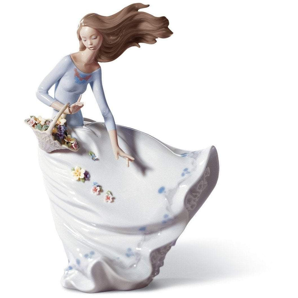 Lladro Petals On The Wind Figurine 01006767