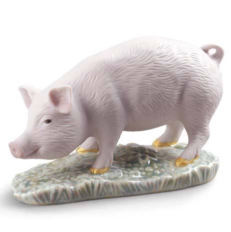 Lladro The Pig-Mini Figurine 01009121