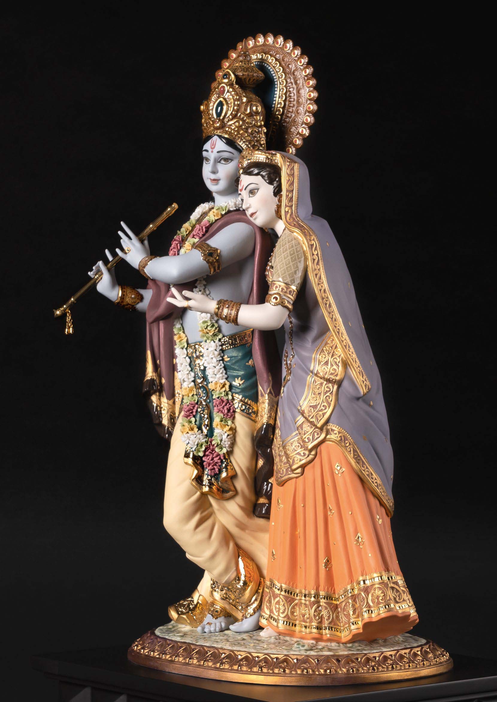 Lladro Radha Krishna Figurine - Limited Edition