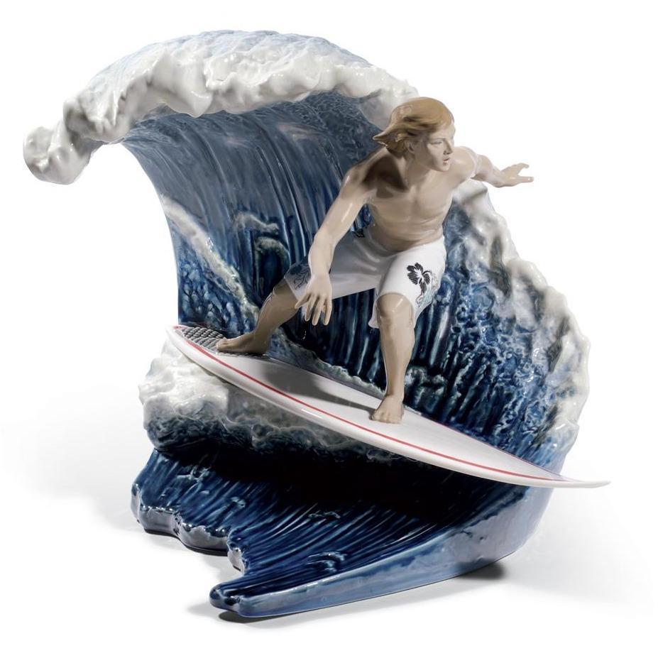 Lladro Riding the Big One Figurine 01008595