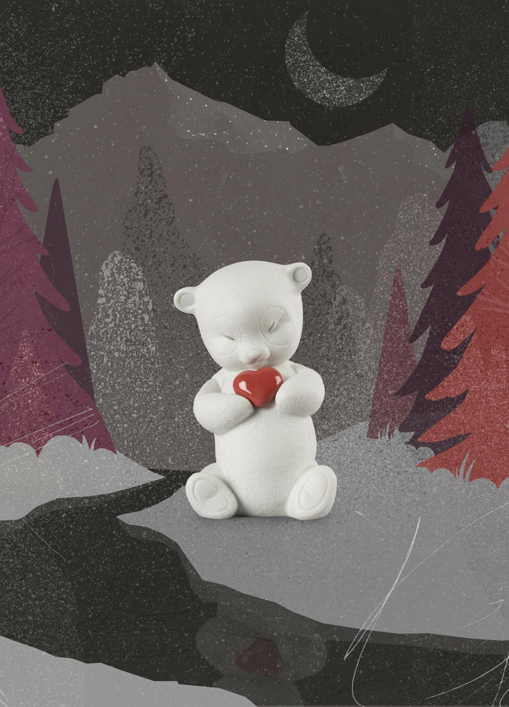 Lladro Roby Corageous Bear Figurine 01009443