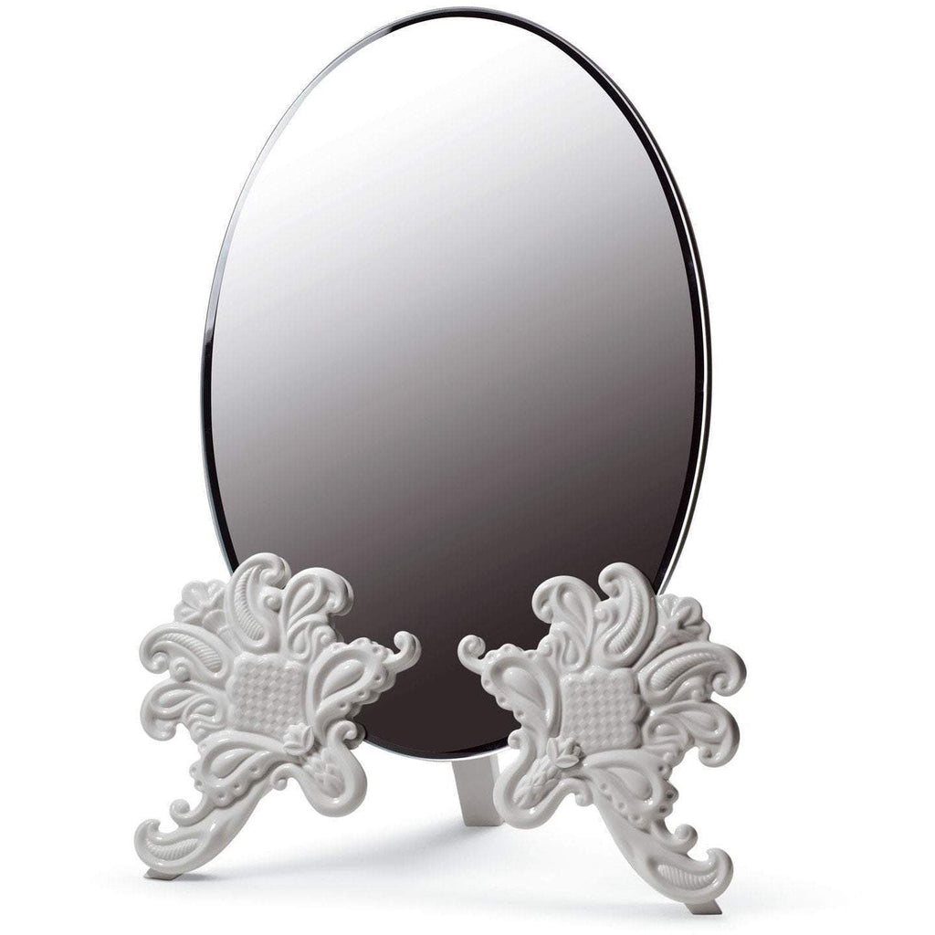 Lladro Rococo Vanity Mirror White 01007829