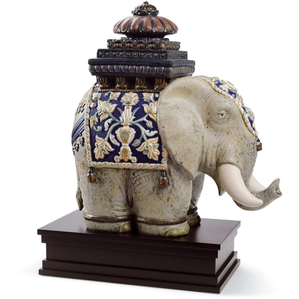 Lladro Siamese Elephant Figurine 01001937