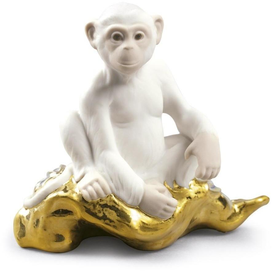 Lladro The Monkey Mini Zodiac Figurine 01009175