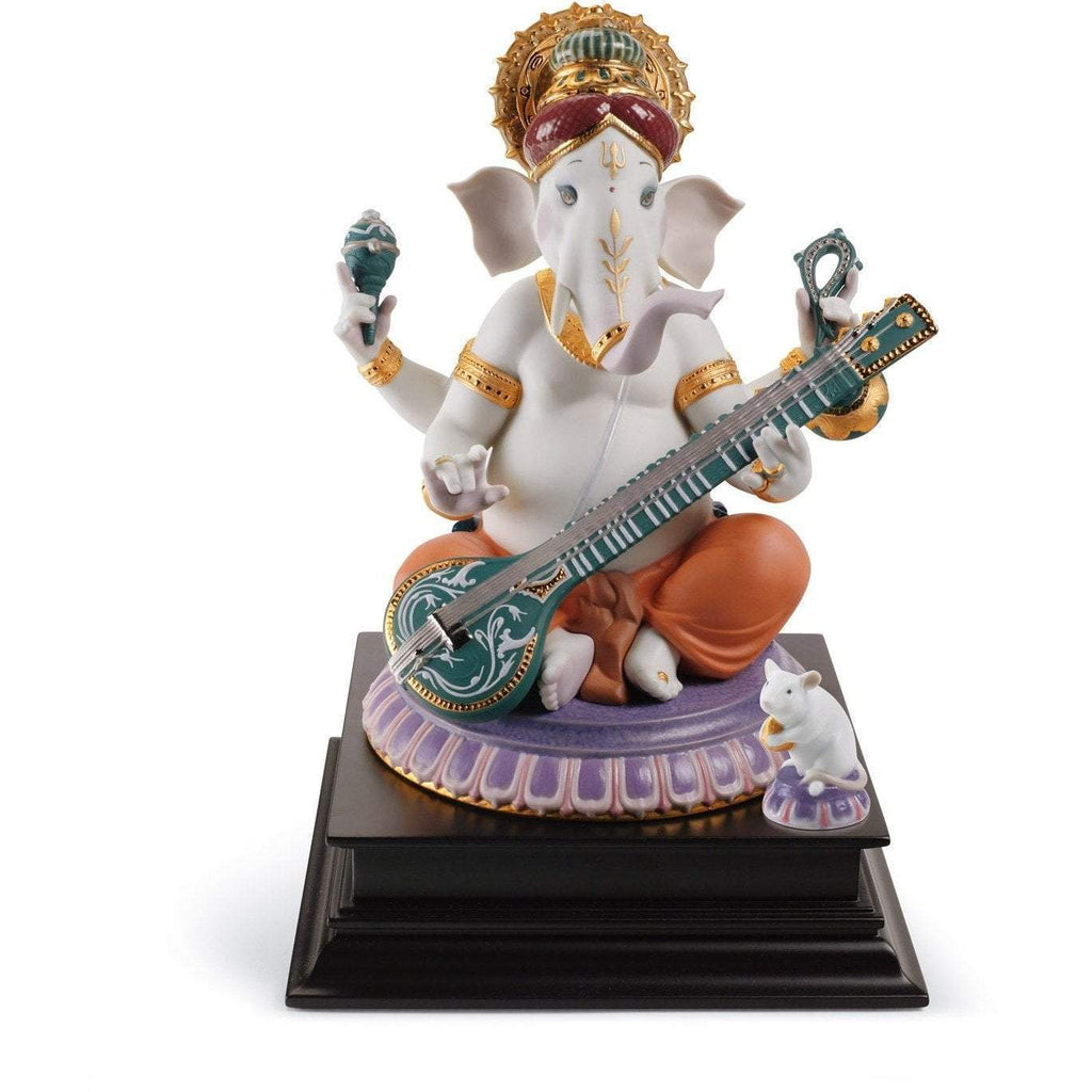 Lladro Veena Ganesha Limited Edition Figurine 01007181