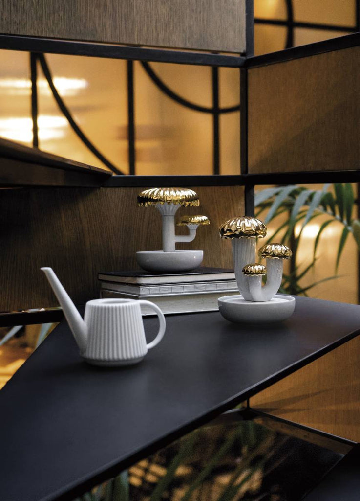 Lladro Watering Can White Cactus Collection 01009369